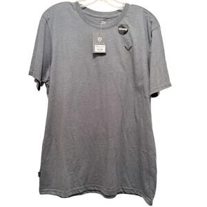 NWT Men's Veece Cotton Cut Through T-Shirt Gray Size L